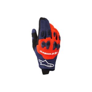 Guantes Alpinestars PRO-DURA NAVY HOT ORANGE WHITE