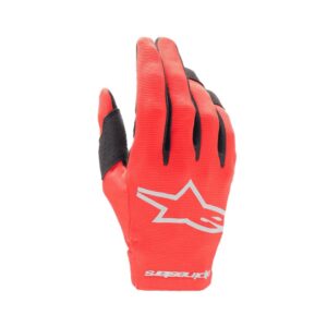 Guantes Alpinestars  RADAR YOUTH MARS RED SILVER