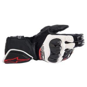 Guantes Alpinestars SP-8 V3 AIR GLOVES BLACK WHITE BRIGHT RED