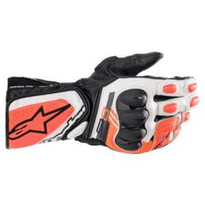 Guantes Alpinestars SP-8 V3 GLOVES BLACK WHITE RED FLUO