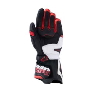 Guantes Alpinestars SP-9 BLACK WHITE BRIGHT RED