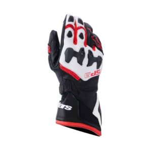 Guantes Alpinestars SP-9 BLACK WHITE BRIGHT RED