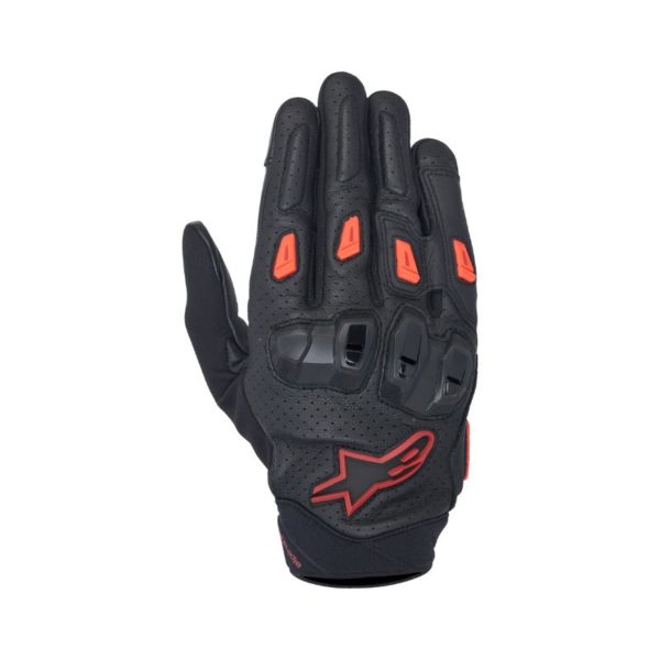 Guantes Alpinestars SP X 7 BLACK DARK RED RED FLUO