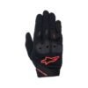 Guantes Alpinestars STELLA SP X 1 BLACK RED FLUO