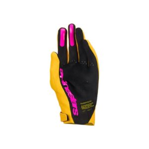 Guantes Alpinestars SUPERTECH MX GOLD BLACK FLUO PINK