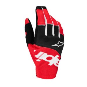 Guantes Alpinestars  TECHSTAR BLACK BRIGHT RED