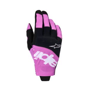 Guantes Alpinestars TECHSTAR BLACK LIGHT GRAY PURPLE