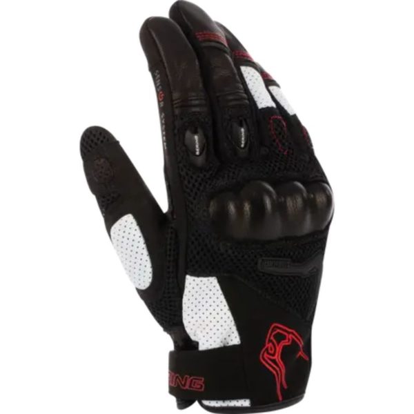 GUANTES BERING PLANET NEGRO BLANCO ROJO