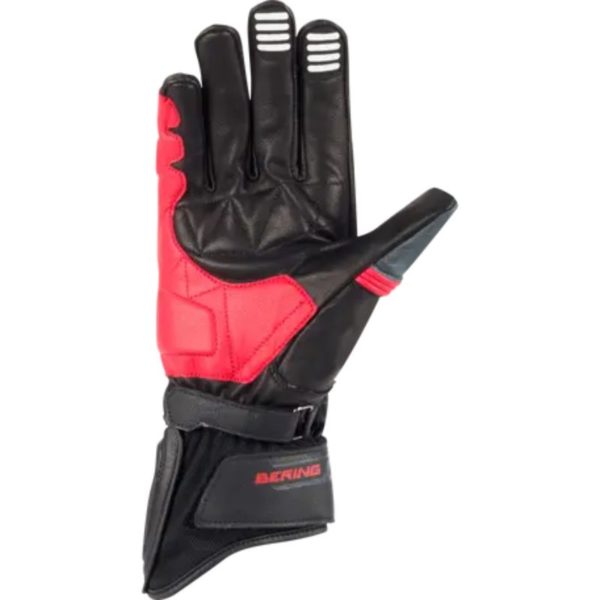 GUANTES BERING SNAP NEGRO GRIS ROJO