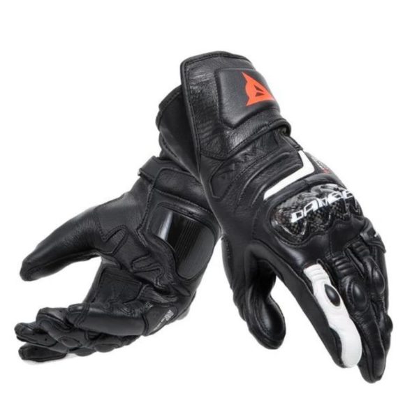 Guantes Dainese CARBON 4 LONG LADY LEATHER NEGRO NEGRO BLANCO