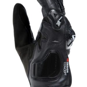 Guantes Dainese CARBON 4 SHORT LEATHER NEGRO NEGRO