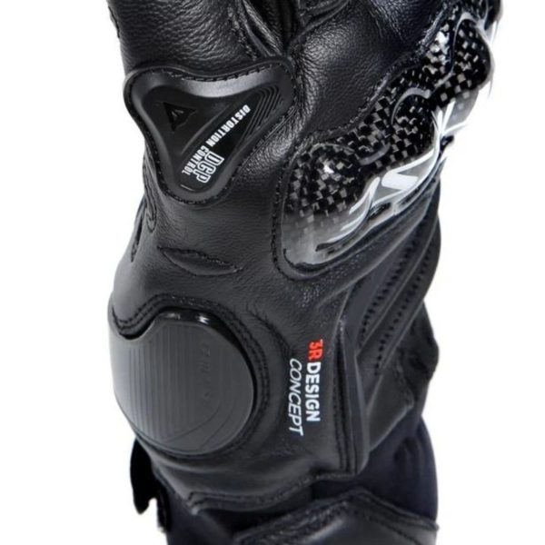 Guantes Dainese CARBON 4 SHORT LEATHER NEGRO NEGRO