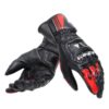 Guantes Dainese DRUID 4 LEATHER NEGRO LAVA-ROJO BLANCO