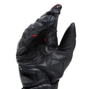 Guantes Dainese DRUID 4 LEATHER NEGRO LAVA-ROJO BLANCO