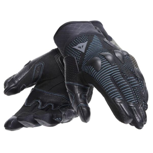 Guantes Dainese  UNRULY WOMAN ERGO-TEK BLACK/OCEAN-DEPTHS