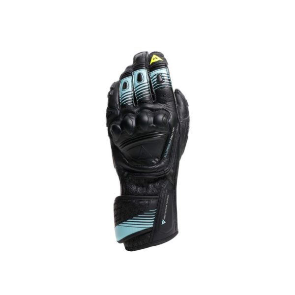 Guantes Dainese FIERO METAL BLACK WATER YELLOW FLUO