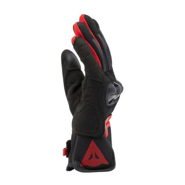 Guantes Dainese MIG 3 AIR TEX BLACK RED-LAVA