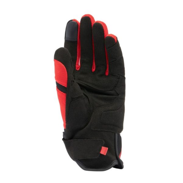 Guantes Dainese MIG 3 AIR TEX BLACK RED-LAVA