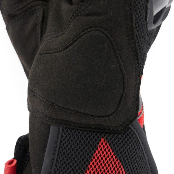 Guantes Dainese MIG 3 AIR TEX BLACK RED-LAVA