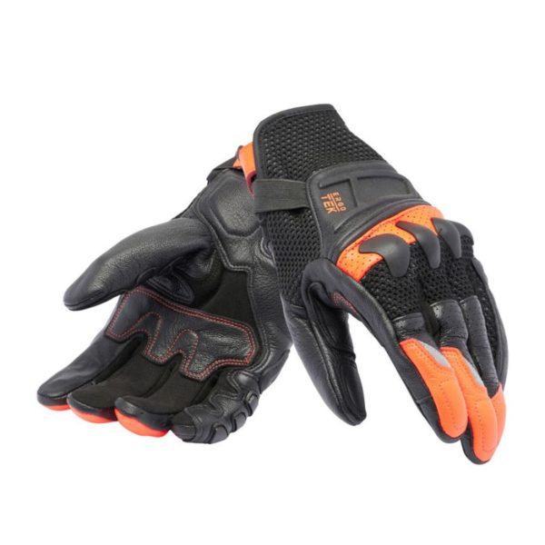 Guantes Dainese X-RIDE 2 ERGO-TEK BLACK RED-FLUO