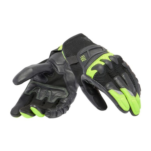 Guantes Dainese X-RIDE 2 ERGO-TEK BLACK YELLOW-FLUO