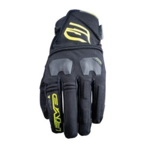 GUANTES FIVE E-WP NEGRO AMARILLO FLUOR