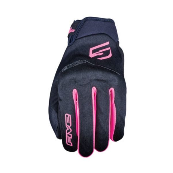 GUANTES FIVE GLOBE EVO WOMAN NEGRO ROSA