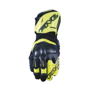GUANTES FIVE RFX WP NEGRO AMARILLO FLUOR