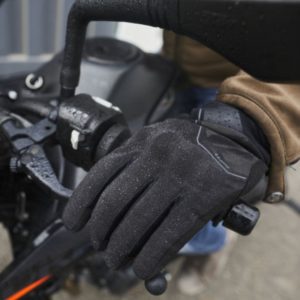 GUANTES FIVE RS WP NEGRO ROJO