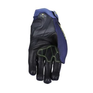 GUANTES FIVE STUNT EVO 2 AZUL AMARILLO FLUOR