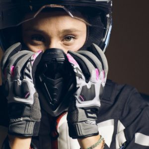 GUANTES FIVE TFX4 WOMAN GRIS ROSA