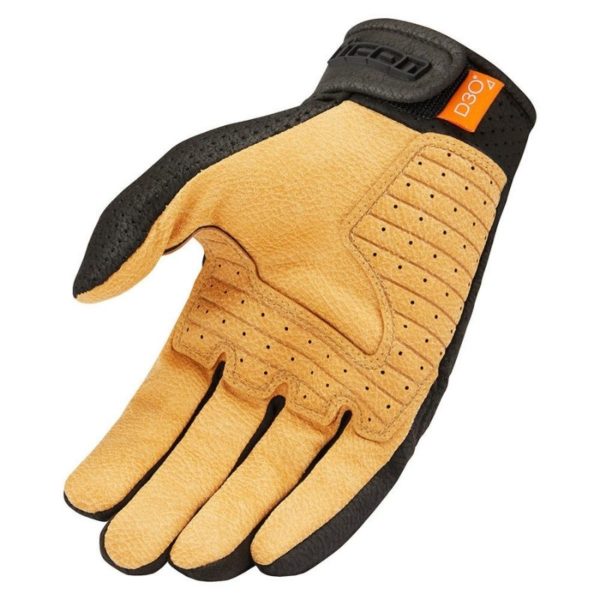 Guantes Icon AIRFORM NEGRO BRONCEADO