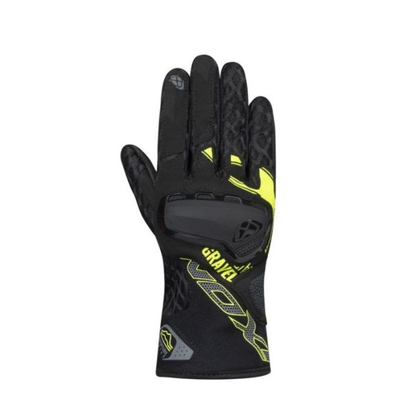 Guantes IXON GRAVEL AIR  BLACK BRIGHT YELLOW