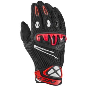 Guantes IXON  MIRAGE AIRFLOW BLACK BRIGHT RED