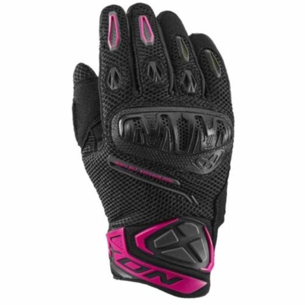 Guantes IXON MIRAGE AIRFLOW LADY BLACK FUSHIA