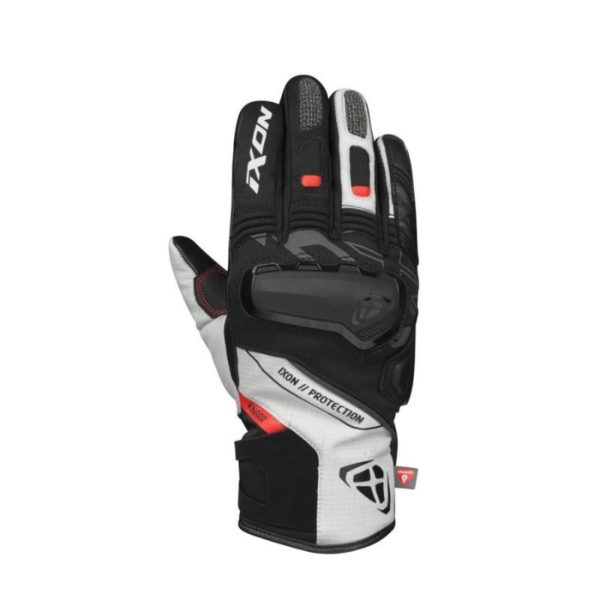 Guantes IXON PRO KNARR LADY BLACK GREY RED