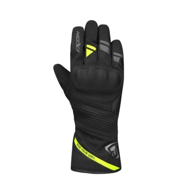 Guantes IXON PRO MIDGARD BLACK GREY BRIGHT YELLOW