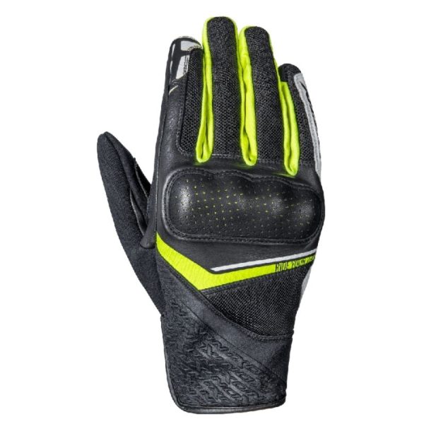 Guantes Ixon RS LAUNCH BLACK BRIGHT YELLOW WHITE