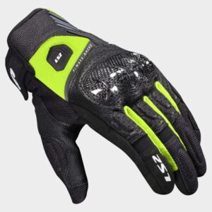 GUANTES LS2 ATOM MAN BLACK H-V YELLOW