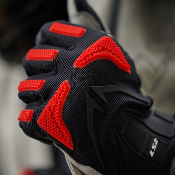 GUANTES LS2 RAVIN BLACK RED