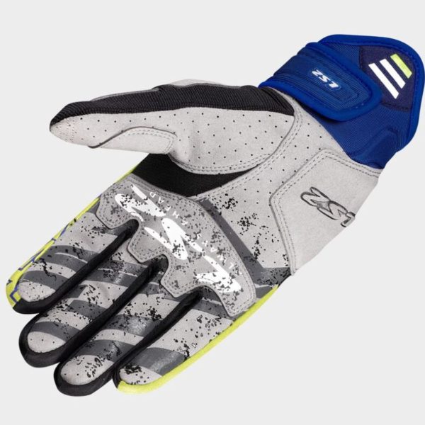 GUANTES LS2 RAVIN BLUE H-V YELLOW