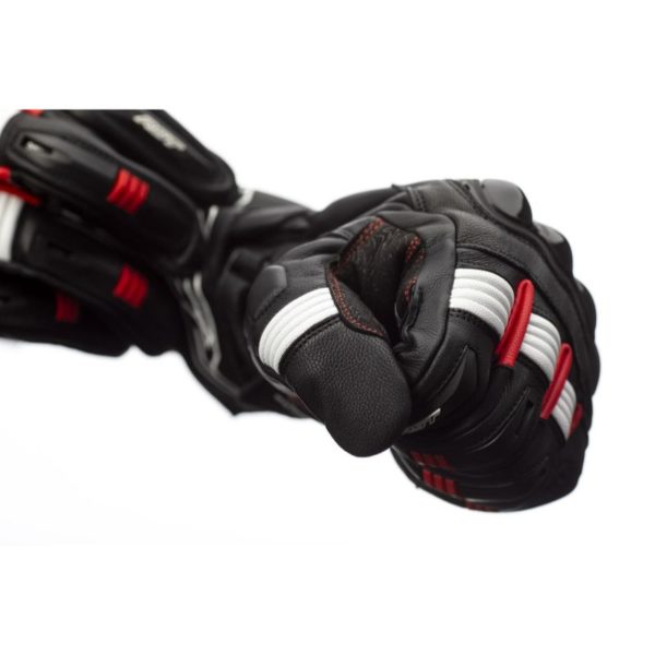 Guantes RST PILOT CE Negro Rojo Blanco