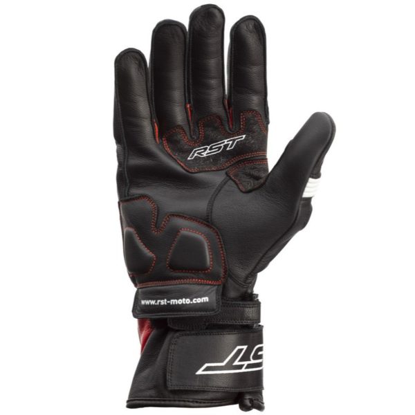 Guantes RST PILOT CE Negro Rojo Blanco