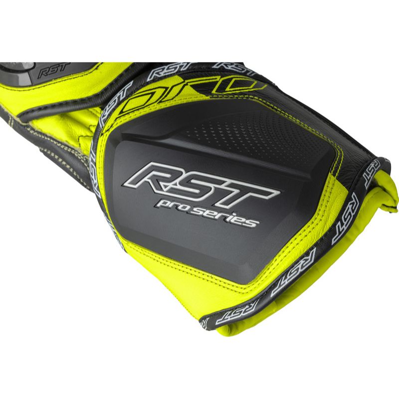 Guantes RST Pro Series GP D3O negro amarillo neón