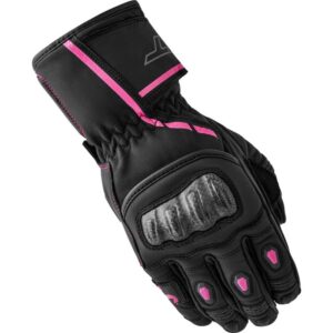 Guantes RST S1 mujer negro rosa