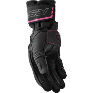 Guantes RST S1 mujer negro rosa