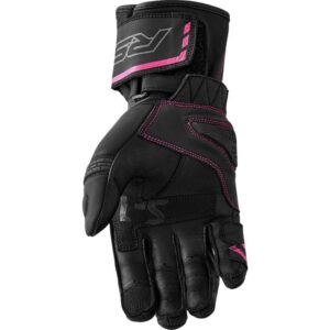 Guantes RST S1 mujer negro rosa