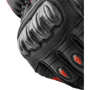 Guantes RST S1 negro rojo neón