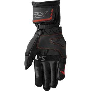 Guantes RST S1 negro rojo neón