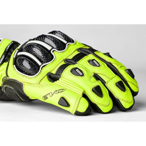 Guantes RST TracTech Evo 4 CE Amarillo Flúor Negro